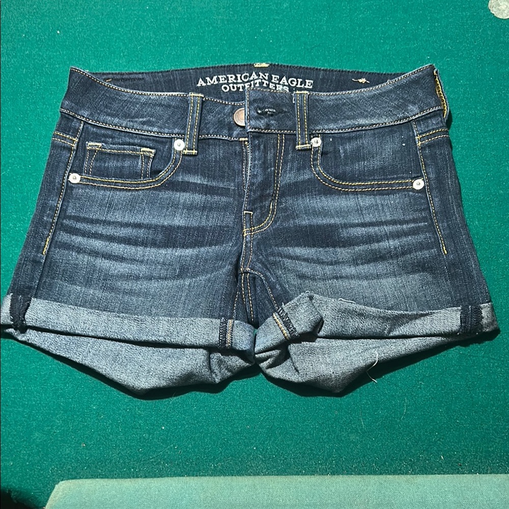American Eagle Outfitters Women's Blue Denim Shorts